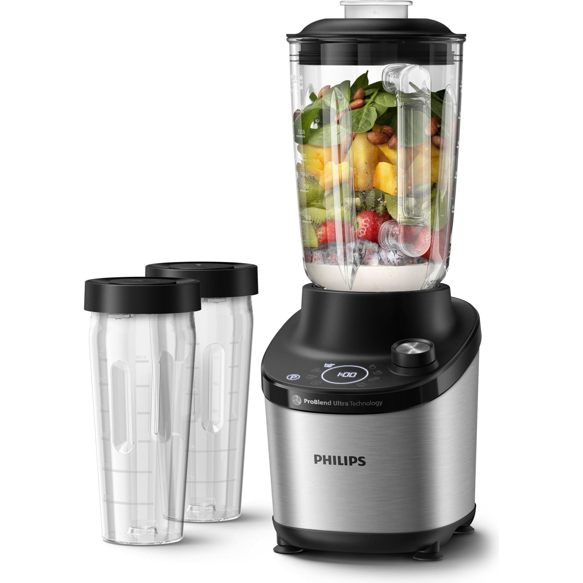Philips 7000 series High-speed HR3760/10 - Blender (HR3760/10), Frullatore a bicchiere, Grigio