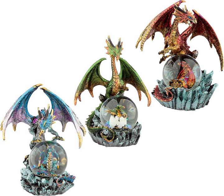 Puckator Dark Legends Boule de cristal Mère dragon Balle à eau