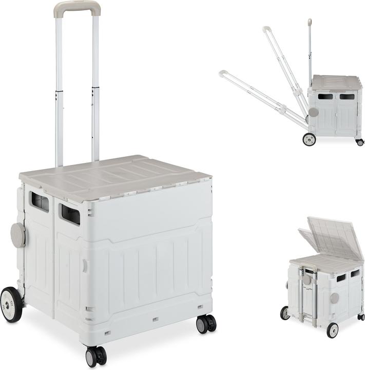 Image du produit Relaxdays Einkaufstrolley