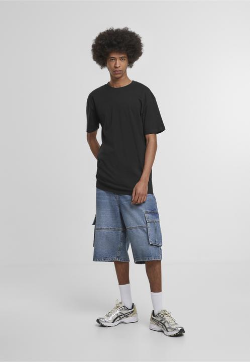 Image du produit Urban Classics Relaxed Denim Cargo Shorts mid deep blue washed 36 (36)