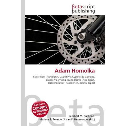 Thumbnail - Adam Homolka, Ratgeber von Lambert M. Surhone, Miriam T. Timpledon, Susan F. Marseken