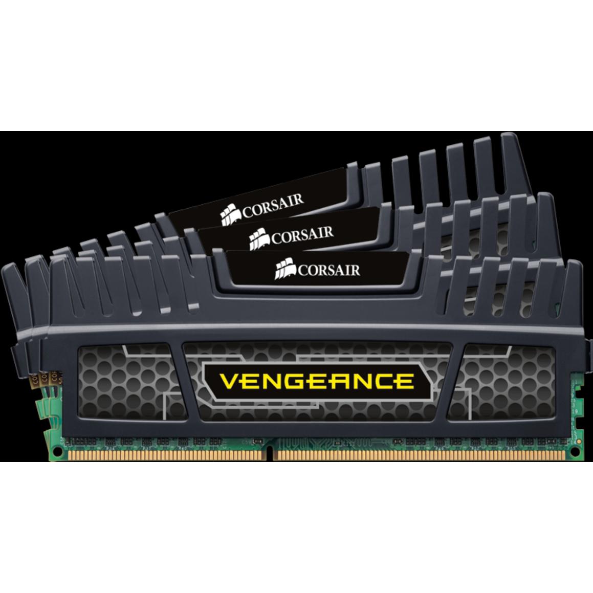 Corsair Vengeance (3 x 4GB, 1600 MHz, DDR3-RAM, DIMM), RAM, Schwarz