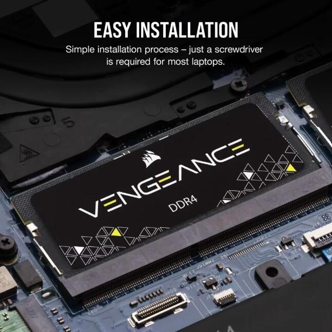 Produktbild Corsair Vengeance (1 x 8GB, 3200 MHz, DDR4-RAM, SO-DIMM)