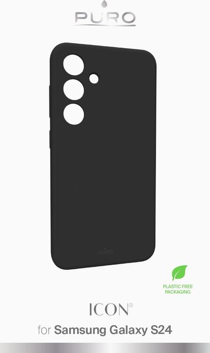 Actual product image SBS Puro ICON Silicon Cover black (Samsung Galaxy S24+)
