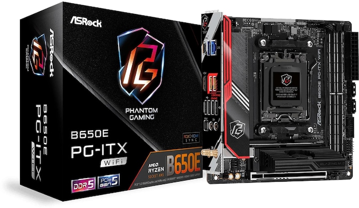 Produktbild AsRock B650E PG-ITX WiFi (AM5, AMD B650E, Mini-ITX)