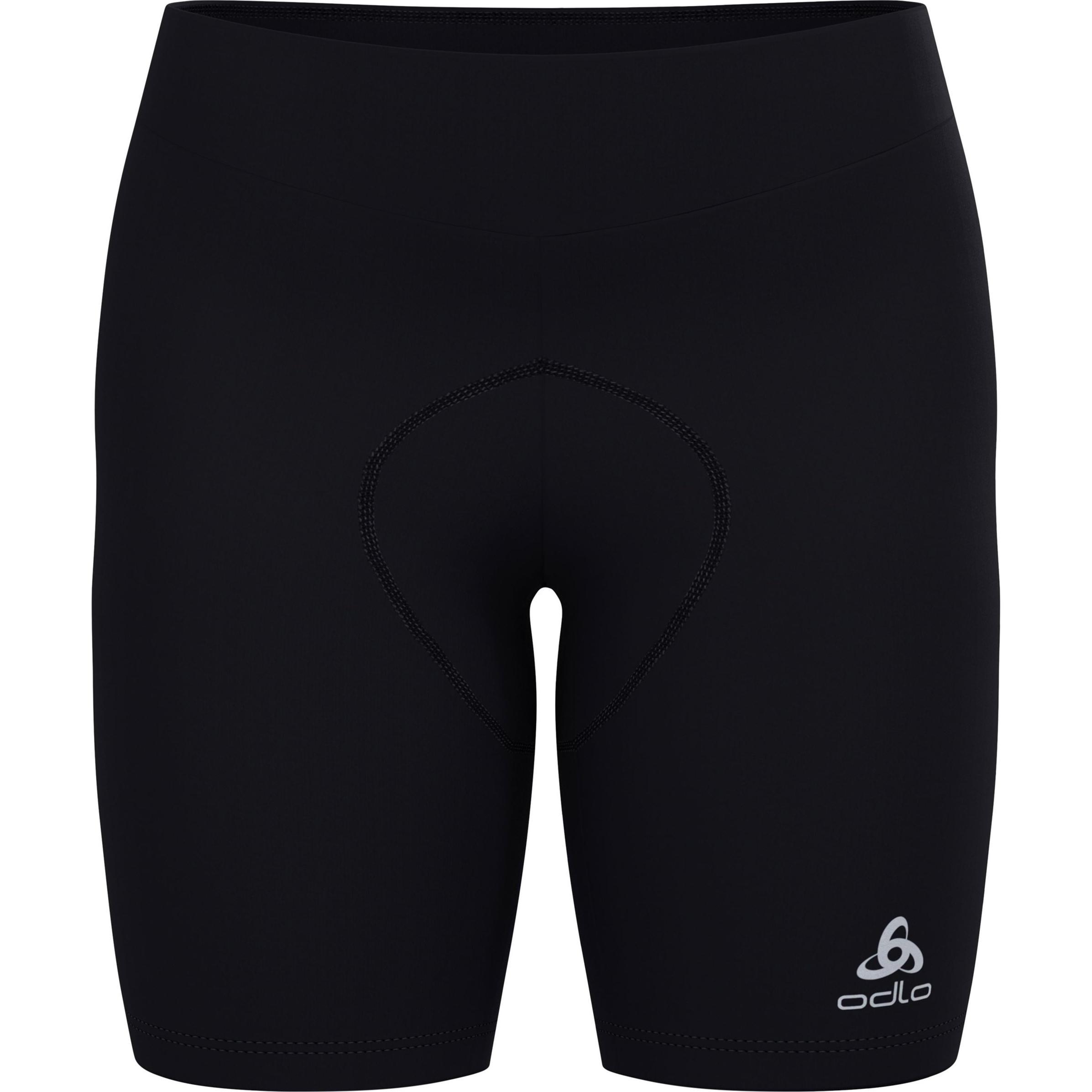 Odlo, Damen, Velohosen, Essentials (XL), Schwarz, XL