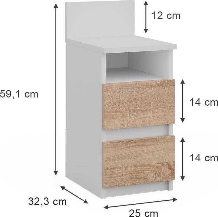 Immagine prodotto Vicco Monty (25 x 32.30 x 59.10 cm)