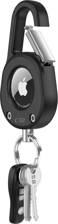 Produktbild Tech-Protect Slidelock Karabiner Schlüsselanhänger Apple Airtag 1 / 2 Schwarz