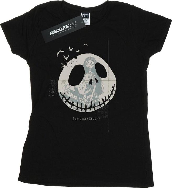 Actual product image Disney Womens/Ladies Nightmare Before Christmas Seriously Spooky Cotton T-Shirt (M)
