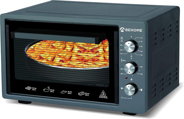 Image du produit Behome Four électrique à convection, autonettoyant, avec accessoires et verre double