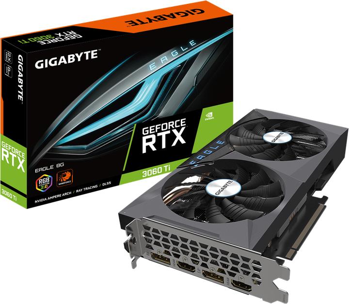 Produktbild Gigabyte GeForce RTX 3060 Ti EAGLE 8G (8 GB)