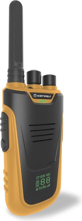 Image du produit Kidywolf Talkie-walkie avec lampe de poche vert/orange (6 km)