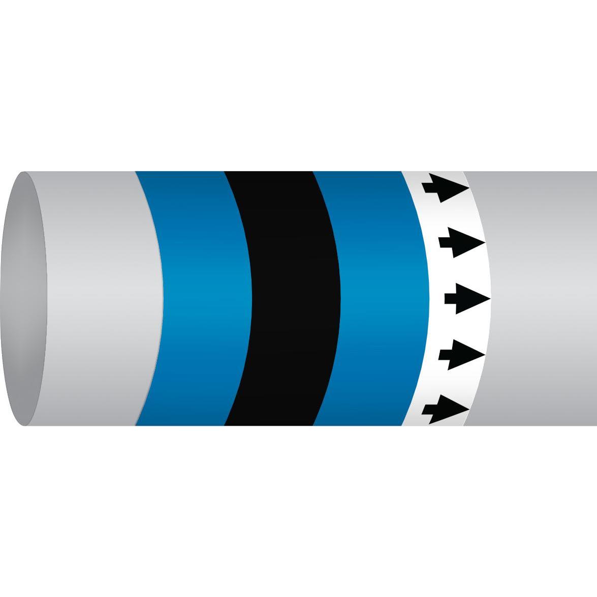 Brady, Segnaletica di sicurezza, B-7541, ISO 14726 IMO Pipe markers - Fresh Water (acqua dolce per uso sanitario)