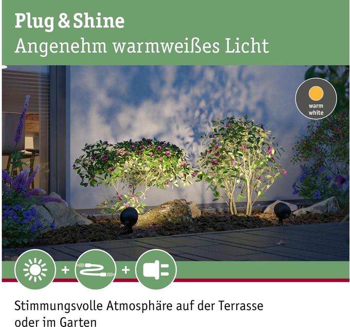 Produktbild Paulmann Outdoor Plug & Shine Spot Kikolo (460 lm, IP65)