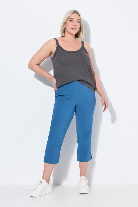 Immagine prodotto Ulla Popken Pantaloni di bengalina elasticizzata, lunghi fino al polpaccio, con cintura elastica (58)