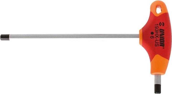 Actual product image Unior 193HX-US T-Grip Hex Wrench, red