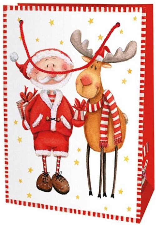 Produktbild Zishka Geschenktasche Weihnachten Niko + Sven (Geschenkbox, 1 x)
