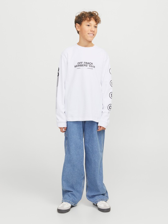Actual product image Jack & Jones Jcoreflex Tee Ls Crew Neck Styd Aw Jnr (140)