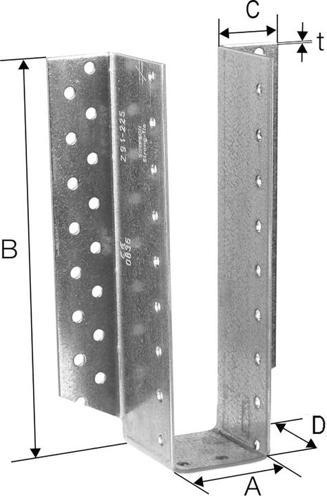 Immagine prodotto Simpson Sst Supporti per travi SIMPSON BSD (Travetto appendiabiti, 1 pz.)