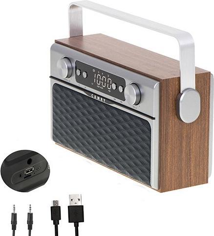 Actual product image Camry Radio CR 1183 Portable Digital Aluminum,, Wood (FM, Bluetooth)