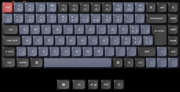 Actual product image Keychron K3 Pro (CH, Wireless, Cable)