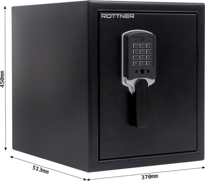 Actual product image Rottner FIRE DATA 40 electronic lock fire safe (25.79 l)