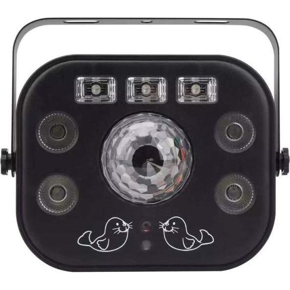 Light4Me MULTIPHASE - Multiefekt LED UV wash strobe, Scheinwerfer, Schwarz
