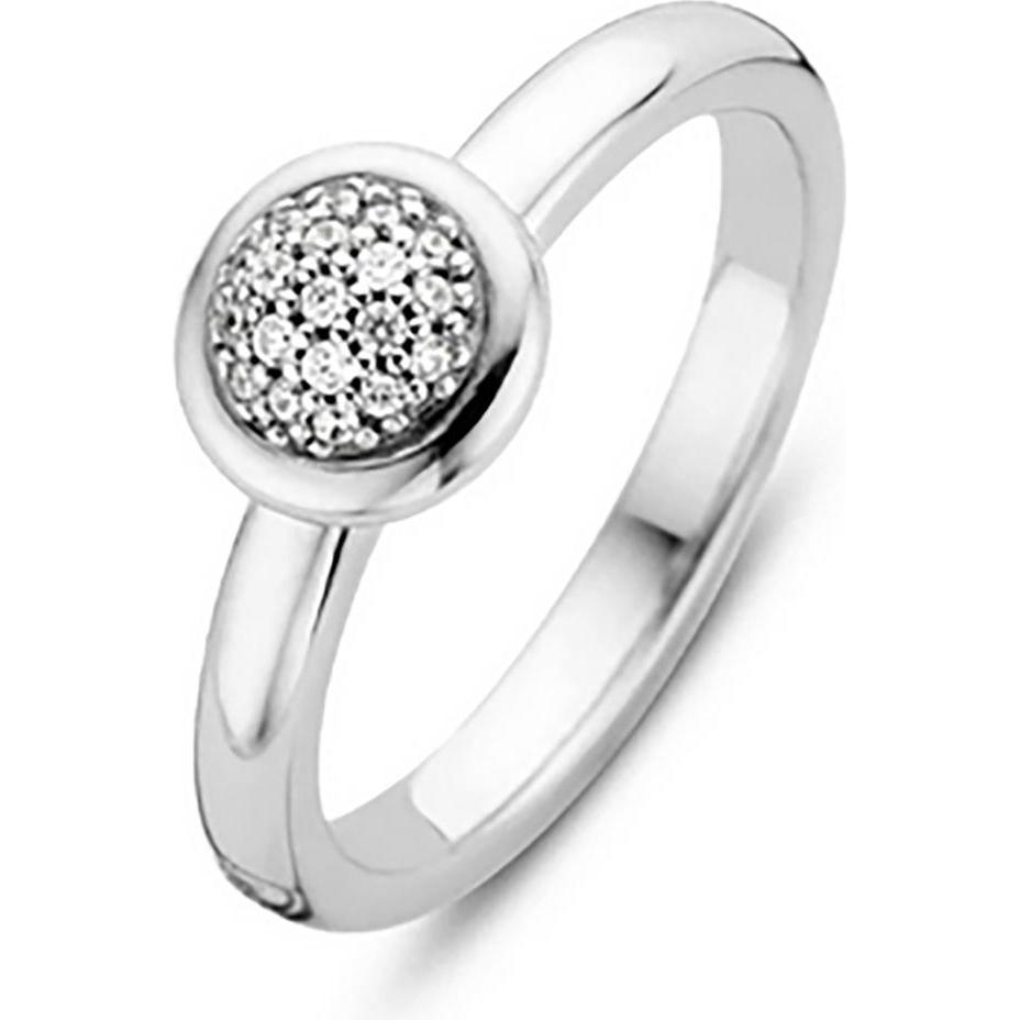 Ti Sento Milano, Ring, Ring mit Zirkonia 12102ZI, (56, 925 Silber)