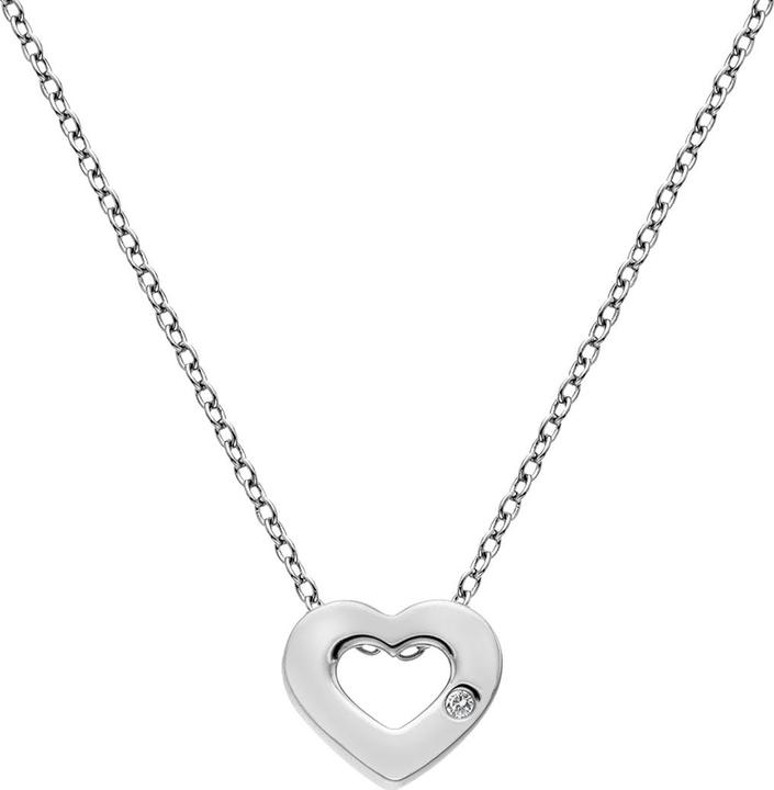 Actual product image Hot Diamonds Diamond amulet heart necklace (Silver 925, 40 - 45 cm)