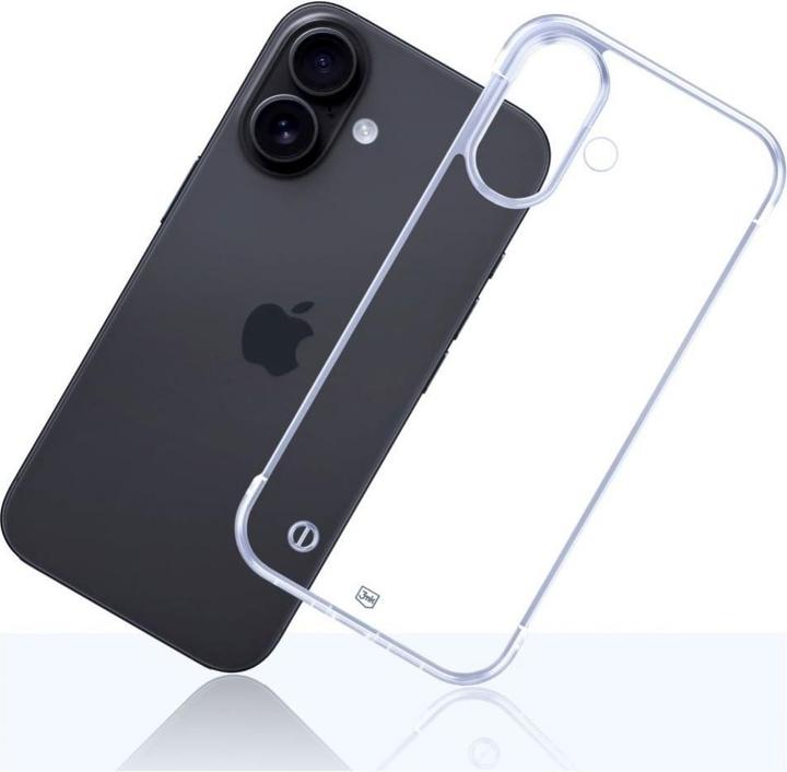Actual product image 3MK Etui Just20g Clear Case do iPhone 16 Plus (Apple iPhone 16 Plus)