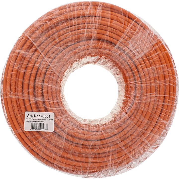 Produktbild InLine Netzwerkkabel (S/FTP, CAT6, 50 m)
