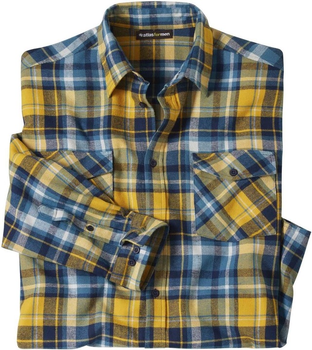 Produktbild Atlas For Men Kariertes Flanellhemd (3XL)
