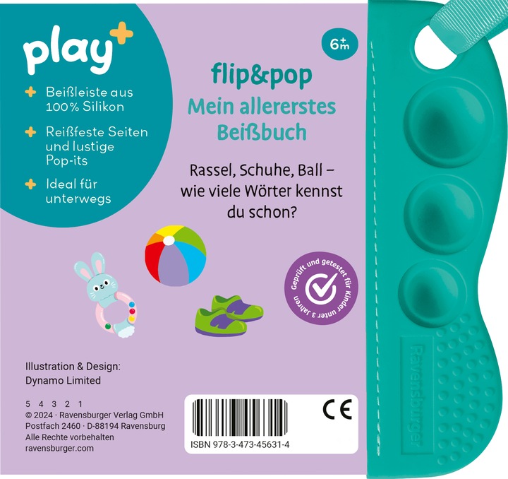 Produktbild Ravensburger play+ flip&pop: Erste Wörter (Deutsch)