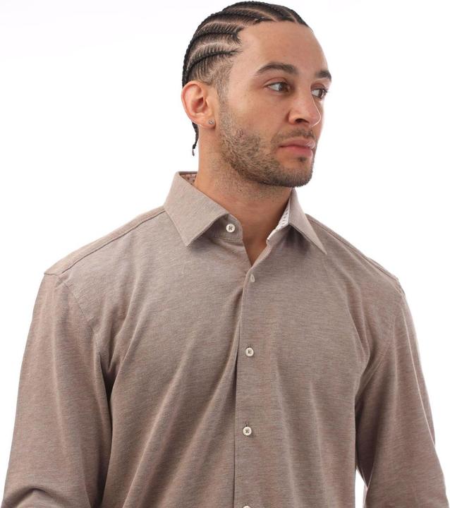 Produktbild BOSS CHal Hemd Kentkragen Jersey (40)