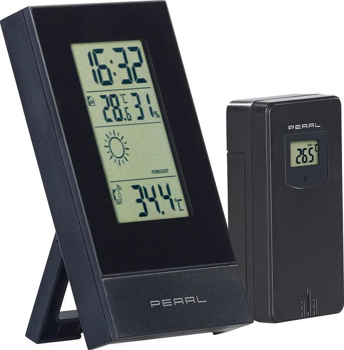 Produktbild Pearl Digitale Wetterstation mit Aussensensor, Prognose, Uhrzeit &Wecker