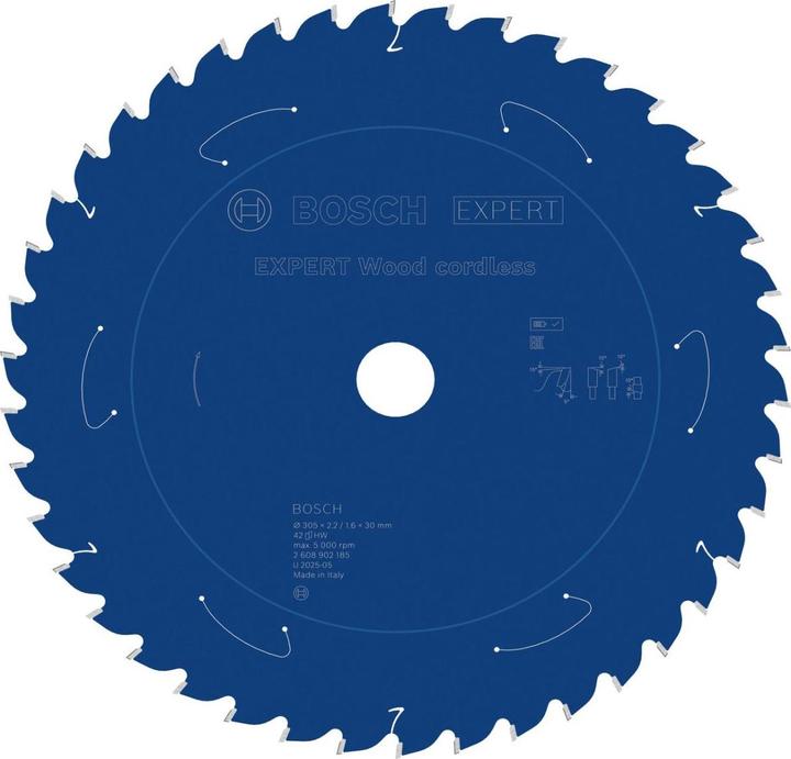 Productafbeelding Bosch Professional Zubehör EXPERT Wood Kreissägeblatt, 305x30 mm, T42