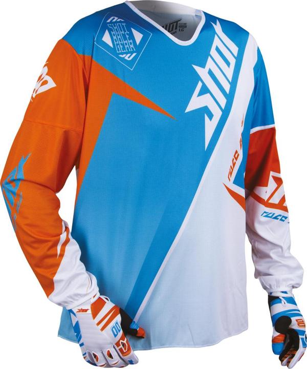 Image du produit Shot FLEXOR MAROON Jersey blau-orange-weiss XXL (XXL)