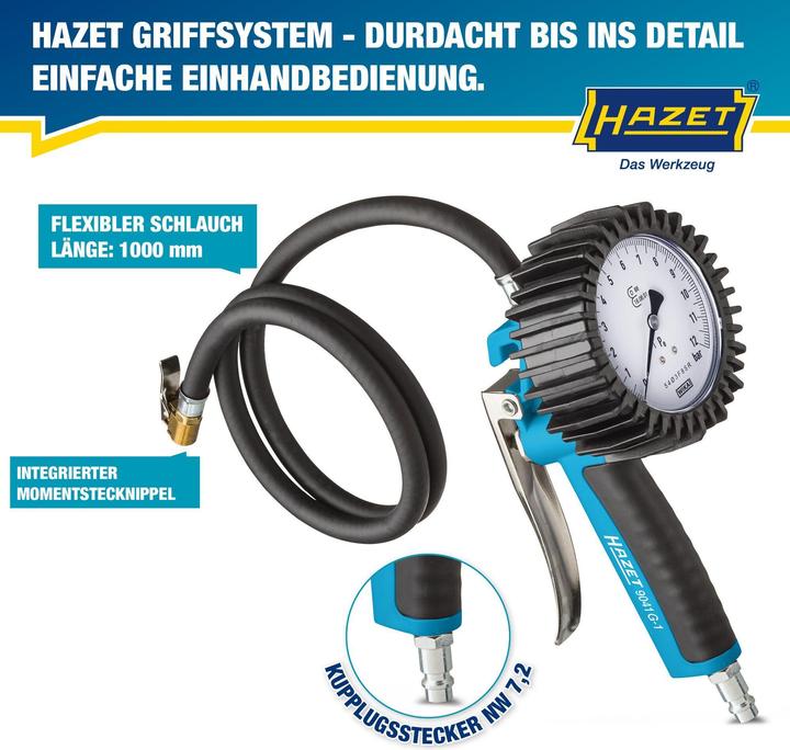 Image du produit HAZET Pistolet de gonflage · étalonné 9041G-1