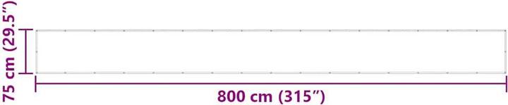 Image du produit vidaXL Balkon Sichtschutz (800 cm)