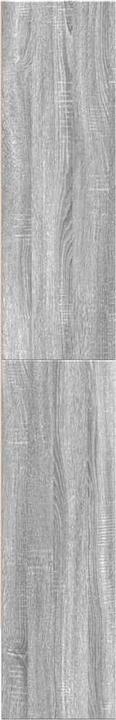 Produktbild vidaXL Bücherregal Bücherschrank Standregal Raumteiler Grau Sonoma Holzwerkstoff (80 x 30 x 189 cm)