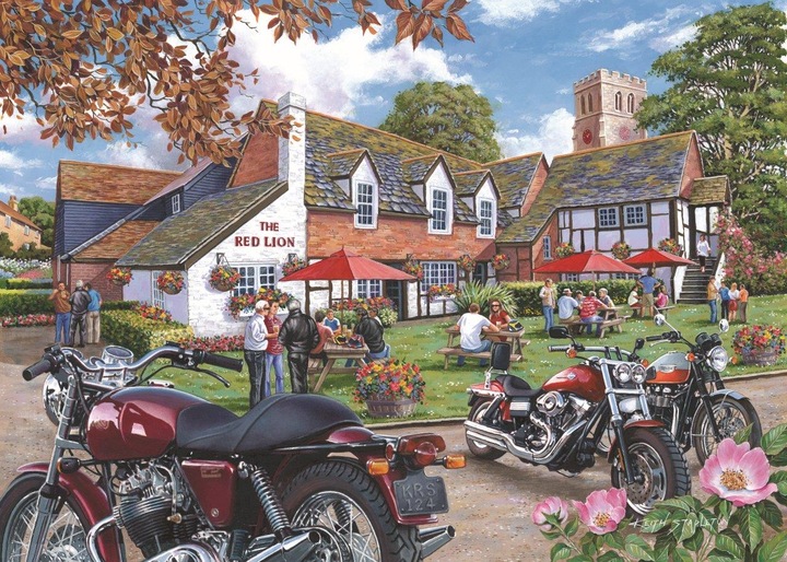 Produktbild The House of Puzzles Puzzle 1000 pieces Easy Riders (1000 Teile)