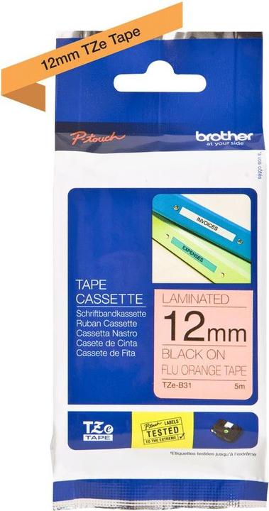 Actual product image Brother Tze-B31 (1.20 cm, Black)
