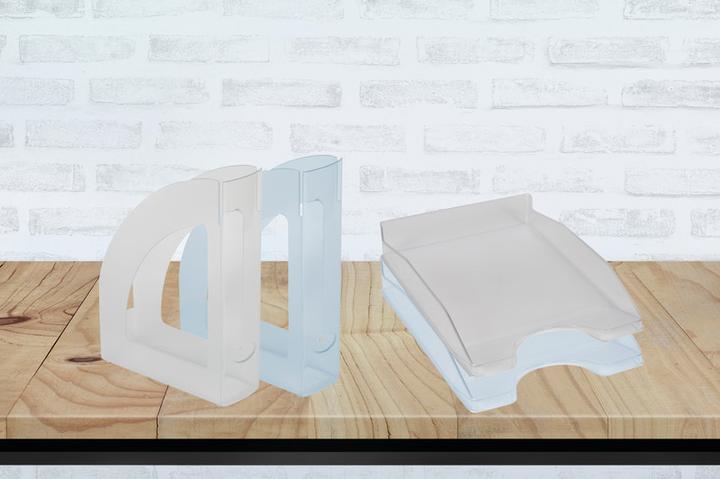 Produktbild Q-Connect Briefkorb Transparent (A4, C4)