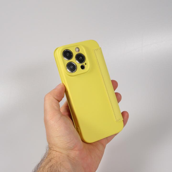 Image du produit PhoneLook Fourre Flip silicone souple avec surface lisse et mate (Apple iPhone 15 Pro)