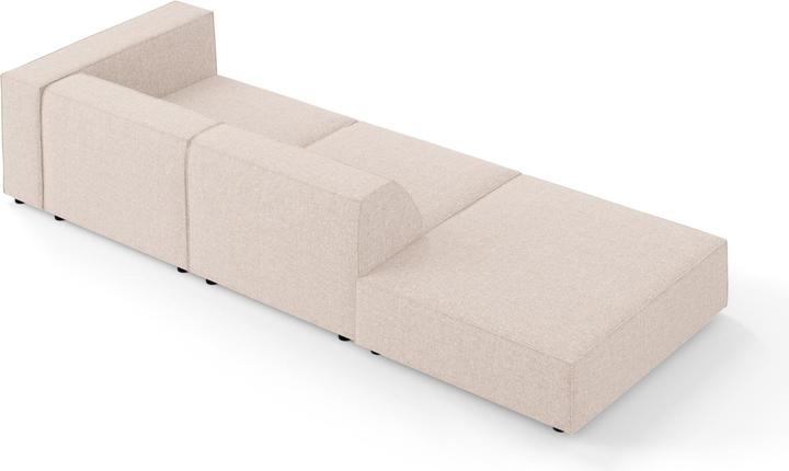 Actual product image Cosmopolitan Design Left Sofa, "Arendal", 4 Seats, Beige, 262x102x70 Made in Europe