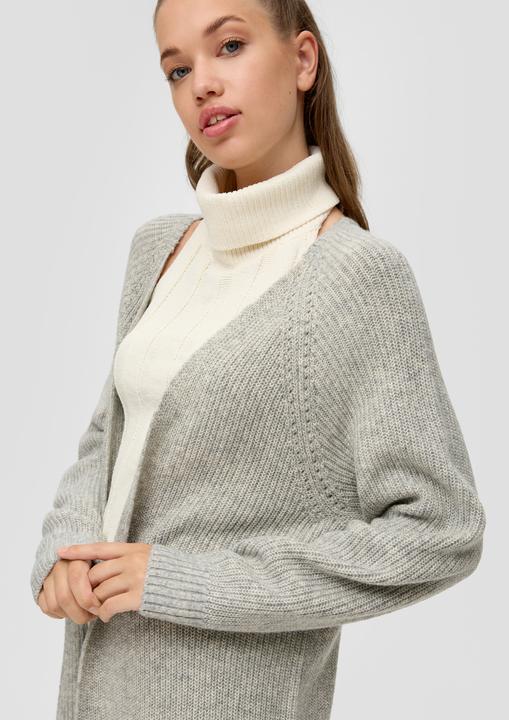 Produktbild s.Oliver Strickjacke Lange Strickjacke aus Baumwollmix (XXL)