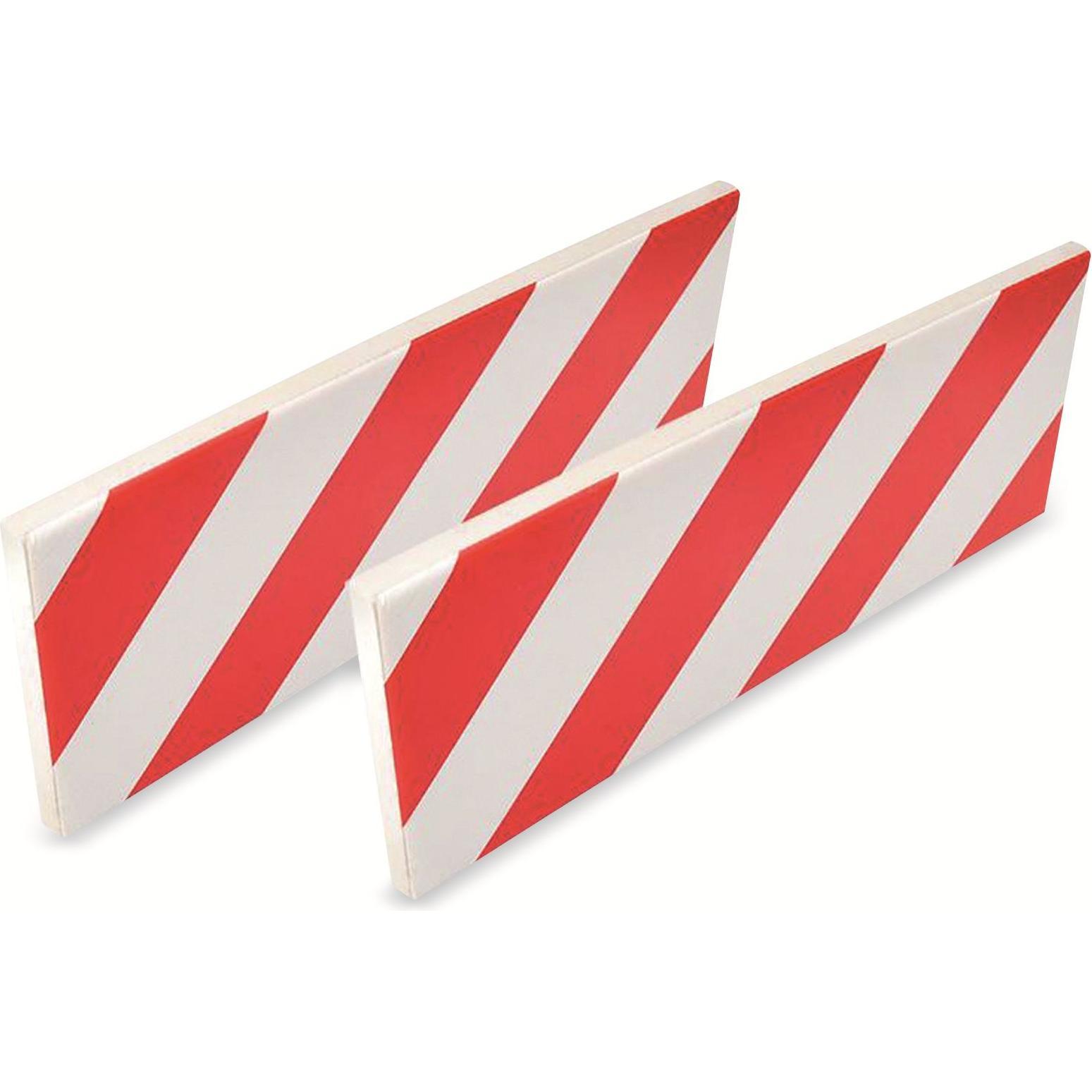 IWH, Attrezzatura per garage, Striscia di protezione per la portiera dell'auto per il garage, bianco/rosso Materiale: Schiuma PU