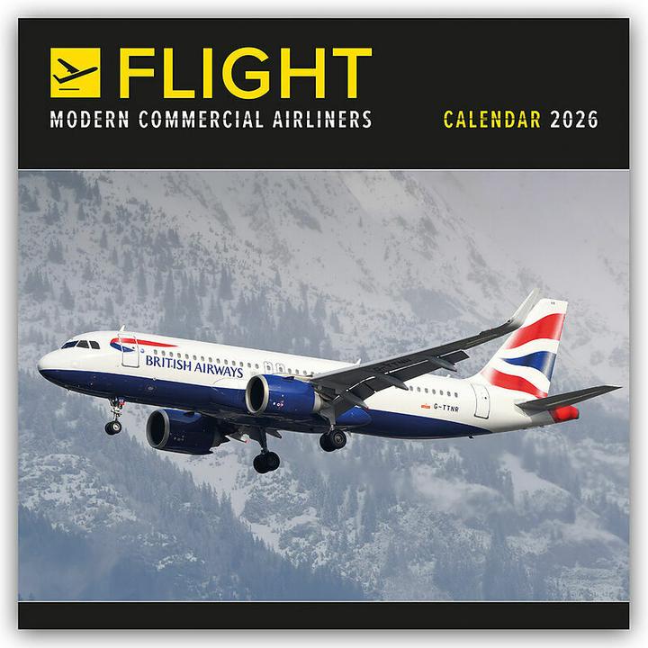 Produktbild Flight - Modern Commercial Airliners - Passagierflugzeuge 2025 - Wand-Kalender (Englisch)