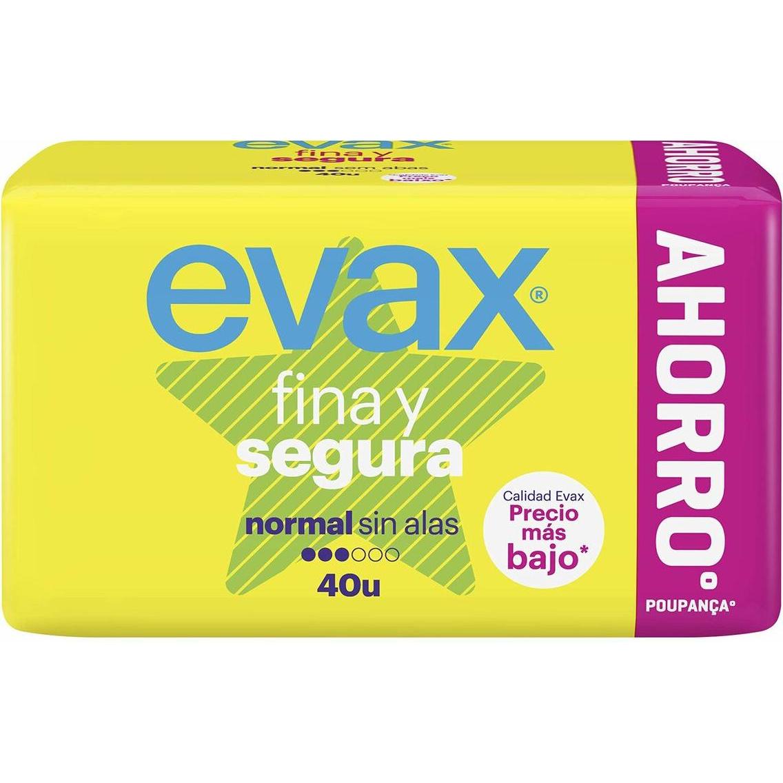 Evax, Intimpflege, Fina Segura Normale Damenbinden 40 Stück (Intimwaschlotion)