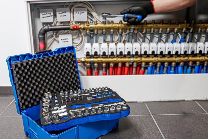 Actual product image BGS Socket, Hammer, Pliers, Screwdriver Set | 6.3 mm (1/4") / 12.5 mm (1/2") | systainer® | 77 pcs.